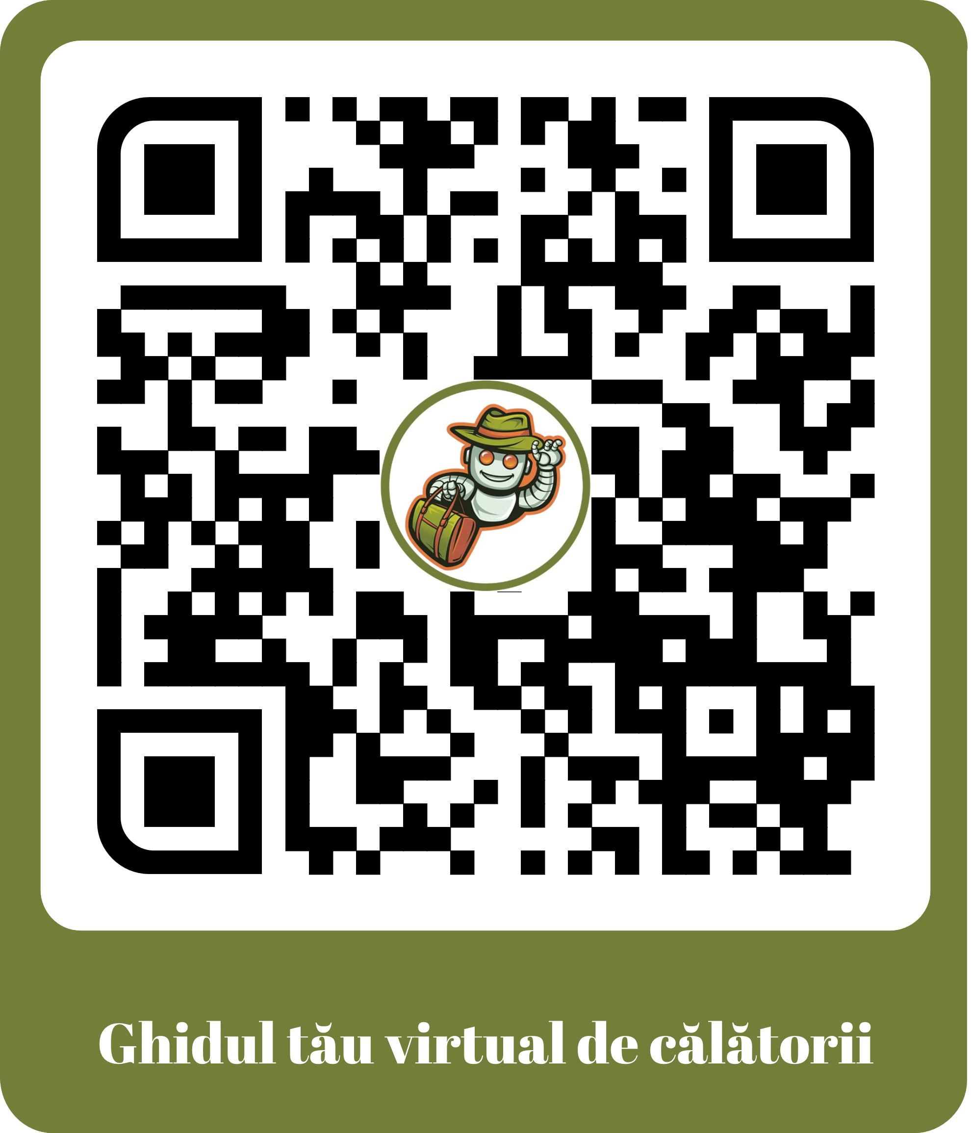 Scaneaza codul QR si testeaza Tripy ghidul turistic pe WhatsApp
