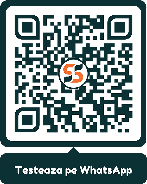 Scaneaza cod QR pentru SwiftyBot pe WhatsApp