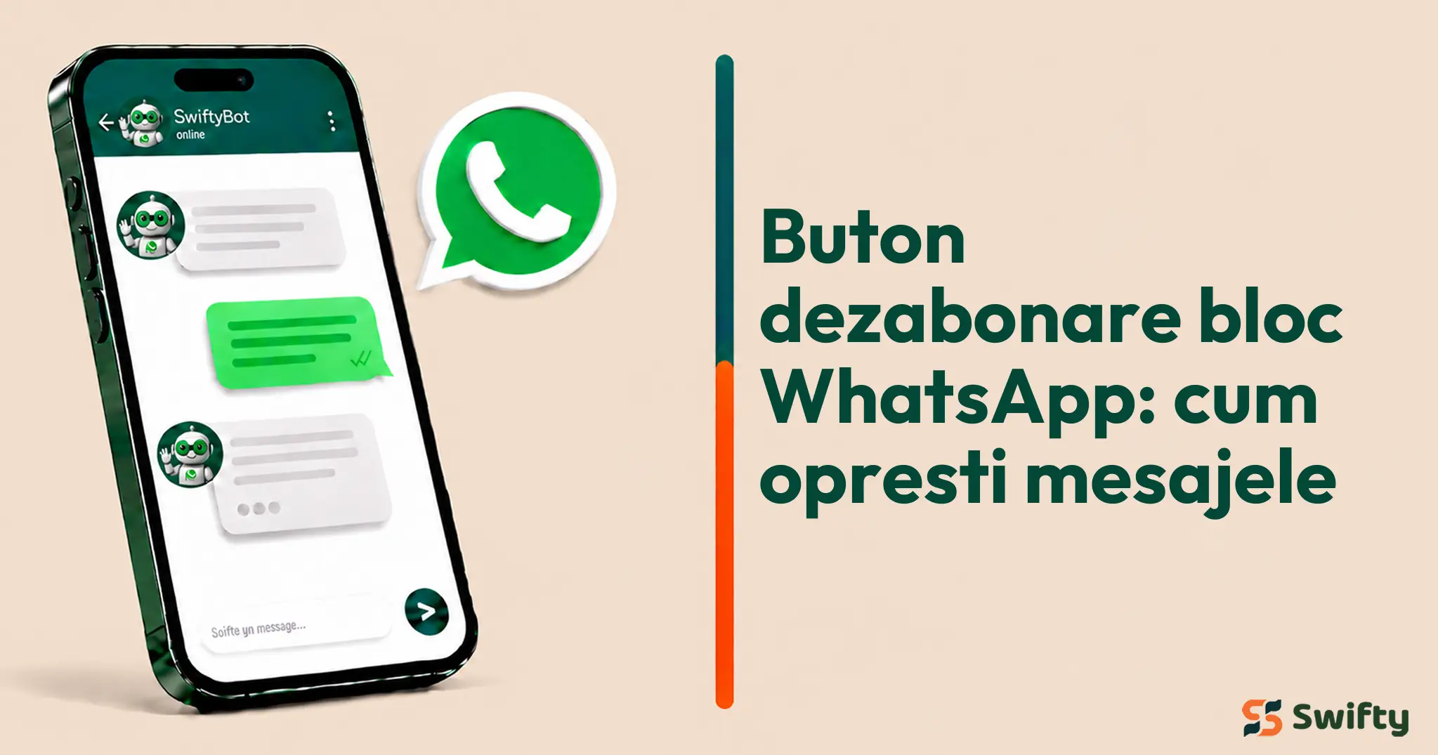 Buton dezabonare bloc WhatsApp: cum opresti mesajele